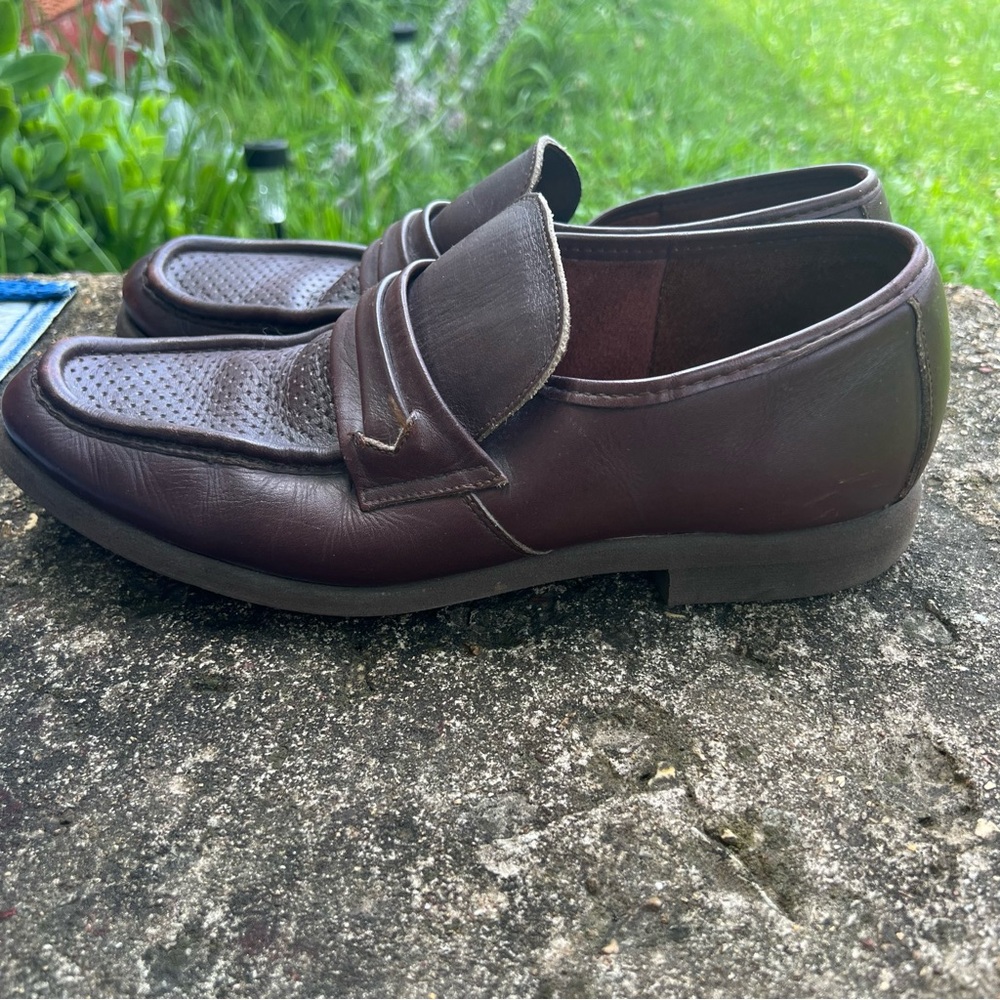 Mason Men's Burgundy Leather Loafers